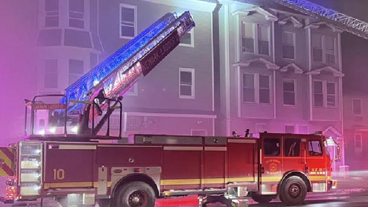 Firefighter Injured Battling Newark South Ward Building Fire