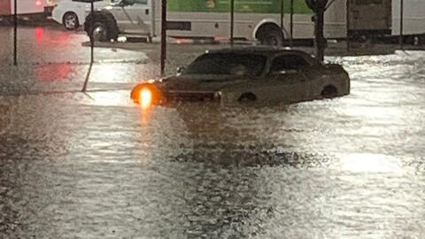 Heavy Rain, Flooding Leaves Some Motorist Stranded In Newark's ...