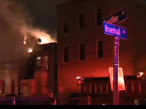 Overnight Fire Tears Through Jersey City Homes; Many Displaced