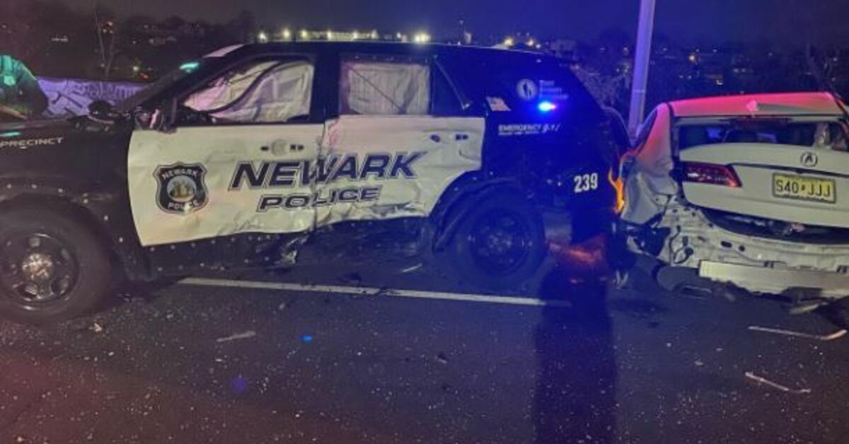 Several Injured in Route 21 Police Car Crash in Newark