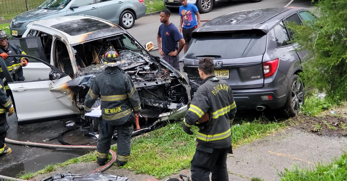 Racing Stolen Car Crashes Into Three Vehicles In Newark’s South Ward